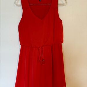 BeBop Red Sleeveless Dress